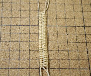 マクラメ編みレシピ　フレーム編み