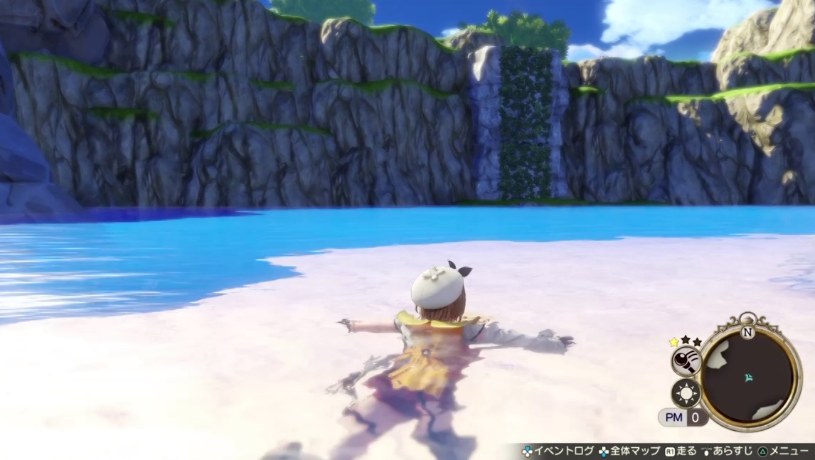 泳ぐ　ライザのアトリエ