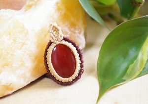 マクラメ編みレシピ　ダブル巻き作り方
